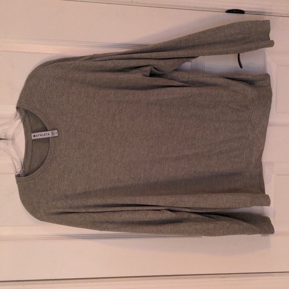 Athleta Green Mindful Pullover Sweater - Picture 2 of 4